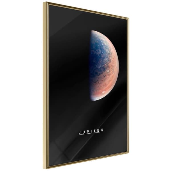 Inramad Poster / Tavla - The Solar System: Jupiter