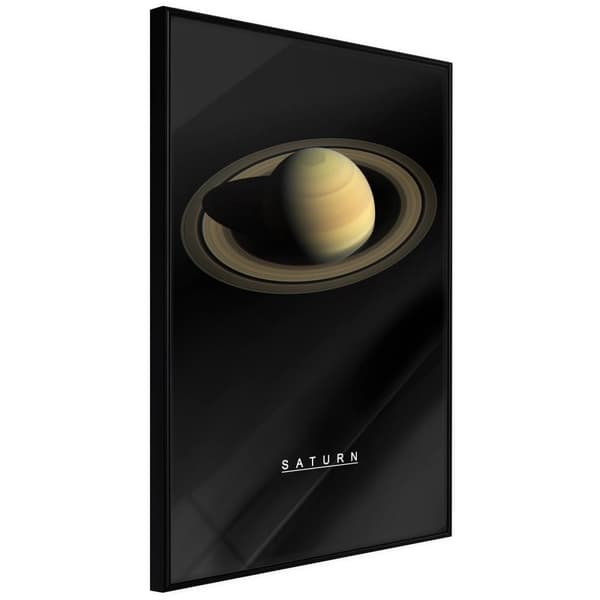 Inramad Poster / Tavla - The Solar System: Saturn