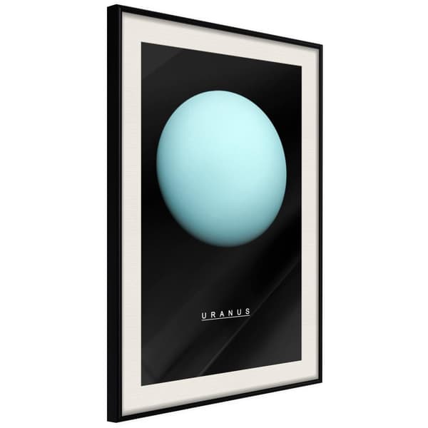 Inramad Poster / Tavla - The Solar System: Uranus