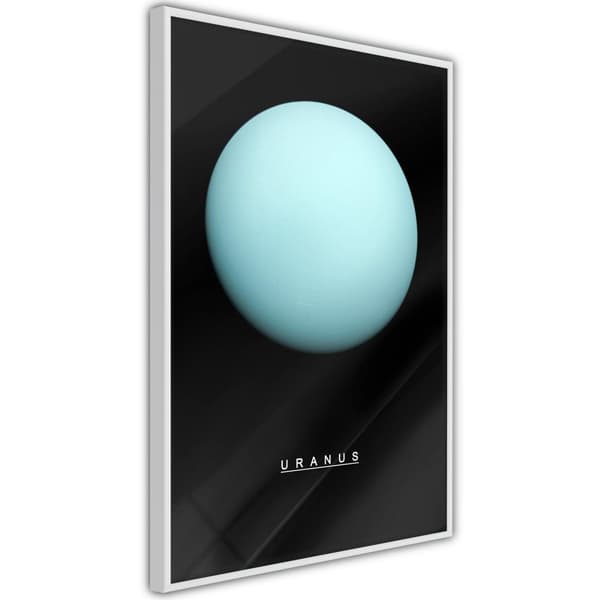 Inramad Poster / Tavla - The Solar System: Uranus