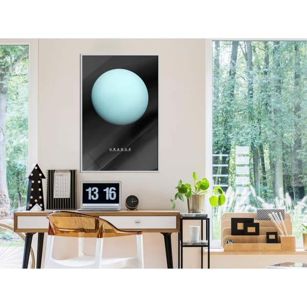 Inramad Poster / Tavla - The Solar System: Uranus