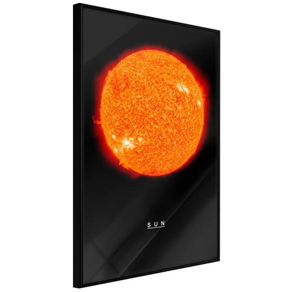 Inramad Poster / Tavla - The Solar System: Sun
