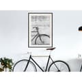 Miniatyrbild 6 av 11: Inramad Poster / Tavla - Bicycle Leaning Against the Wall