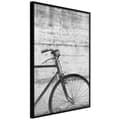Miniatyrbild 1 av 11: Inramad Poster / Tavla - Bicycle Leaning Against the Wall