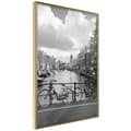 Miniatyrbild 1 av 11: Inramad Poster / Tavla - Bicycles Against Canal