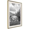 Miniatyrbild 9 av 11: Inramad Poster / Tavla - Bicycles Against Canal