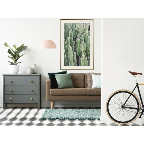 Inramad Poster / Tavla - Cactus Plantation