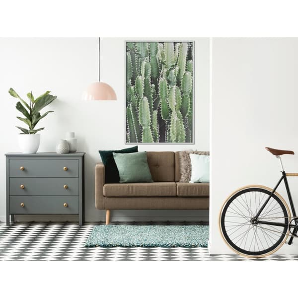 Inramad Poster / Tavla - Cactus Plantation