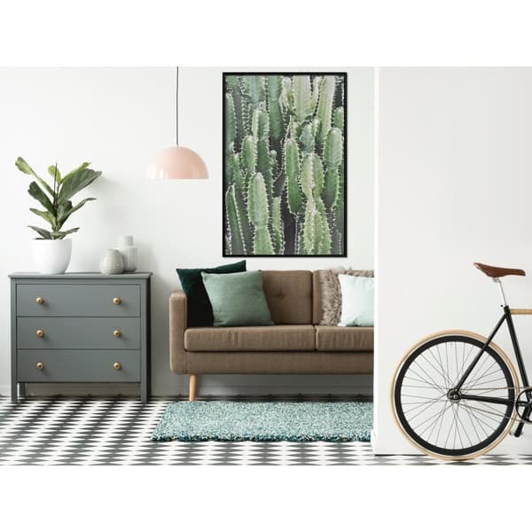 Inramad Poster / Tavla - Cactus Plantation