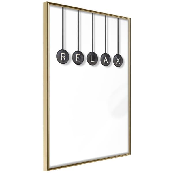 Inramad Poster / Tavla - Relax