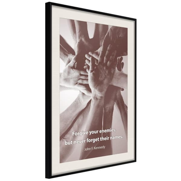 Inramad Poster / Tavla - Hands