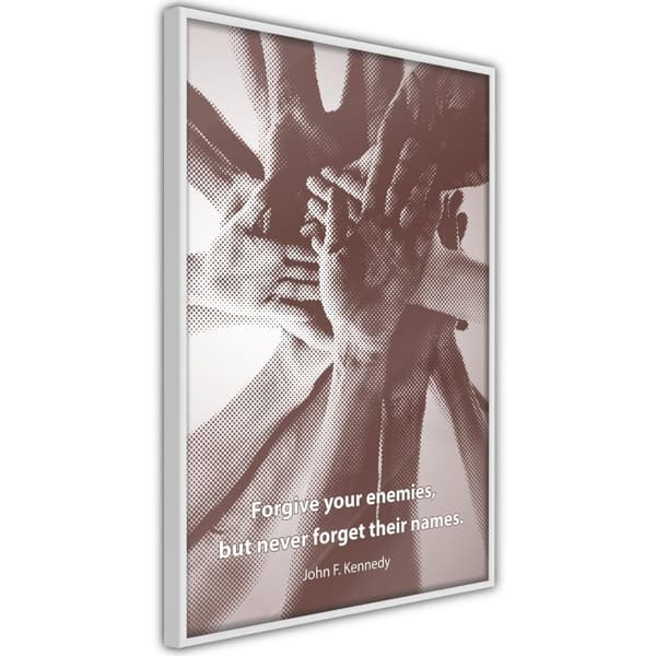 Inramad Poster / Tavla - Hands