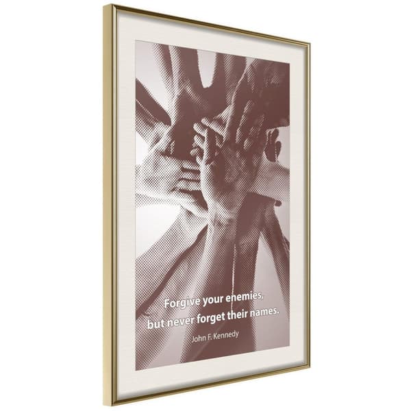 Inramad Poster / Tavla - Hands
