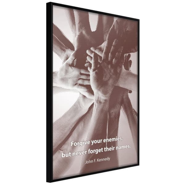 Inramad Poster / Tavla - Hands
