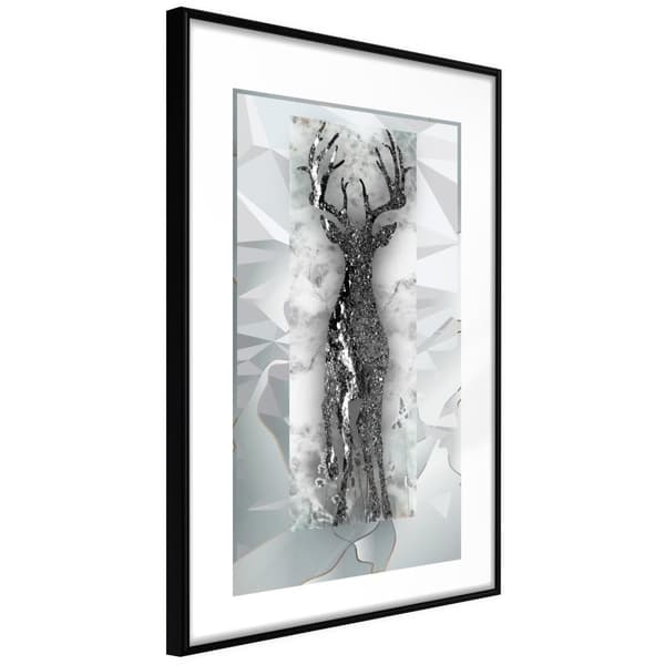 Inramad Poster / Tavla - Crystal Deer