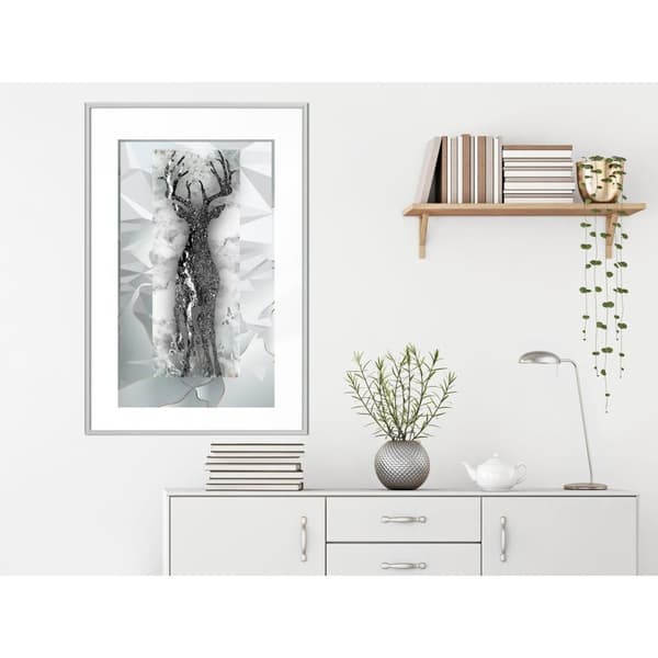 Inramad Poster / Tavla - Crystal Deer