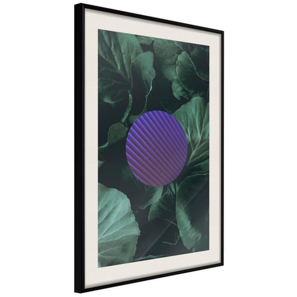 Inramad Poster / Tavla - In a Thicket of Leaves