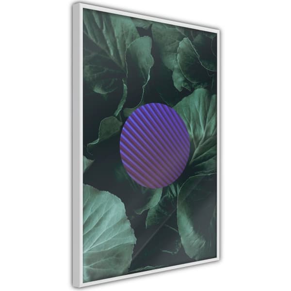 Inramad Poster / Tavla - In a Thicket of Leaves