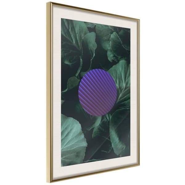 Inramad Poster / Tavla - In a Thicket of Leaves