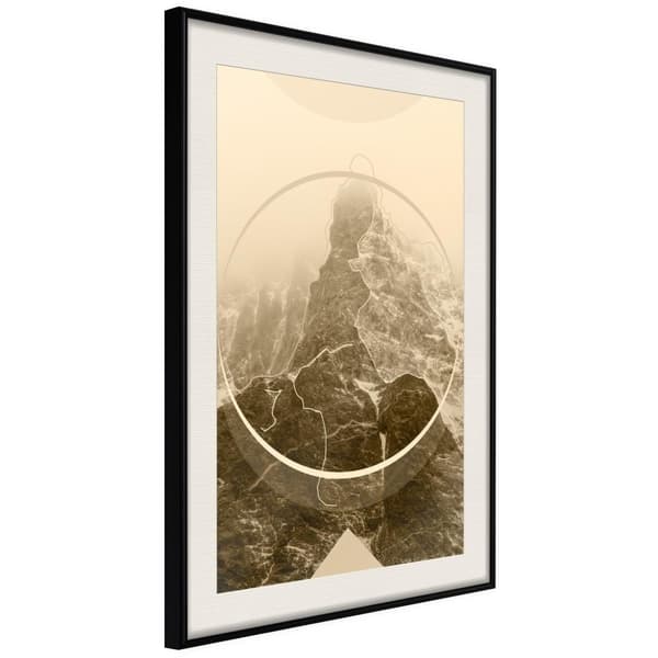 Inramad Poster / Tavla - Unconquered Peak