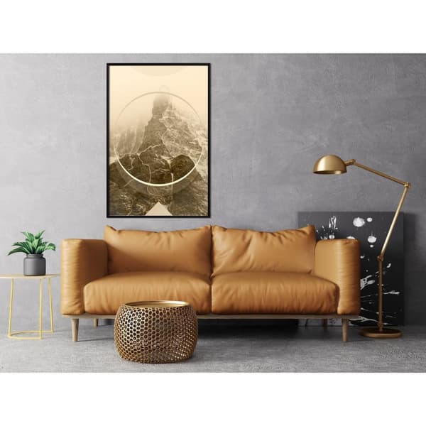 Inramad Poster / Tavla - Unconquered Peak