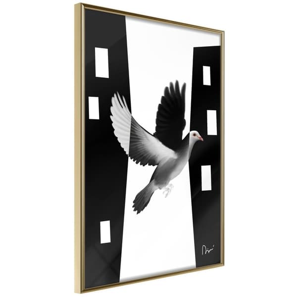 Inramad Poster / Tavla - Caught in Flight
