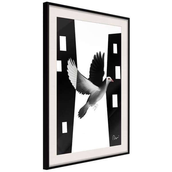 Inramad Poster / Tavla - Caught in Flight
