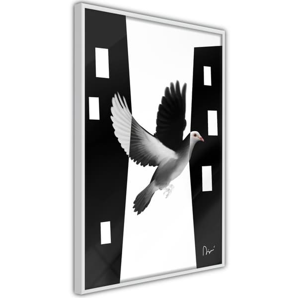 Inramad Poster / Tavla - Caught in Flight