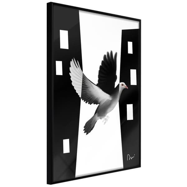 Inramad Poster / Tavla - Caught in Flight