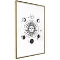 Miniatyrbild 1 av 11: Inramad Poster / Tavla - Sun and Moon