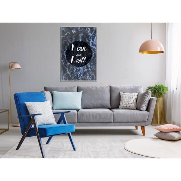 Inramad Poster / Tavla - Decisiveness