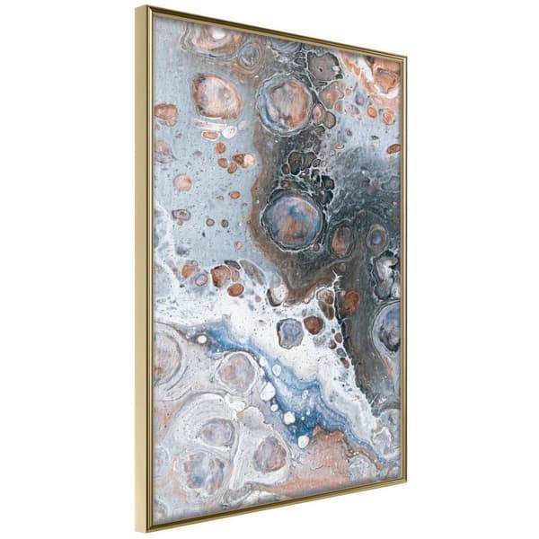 Inramad Poster / Tavla - Surface of the Unknown Planet II