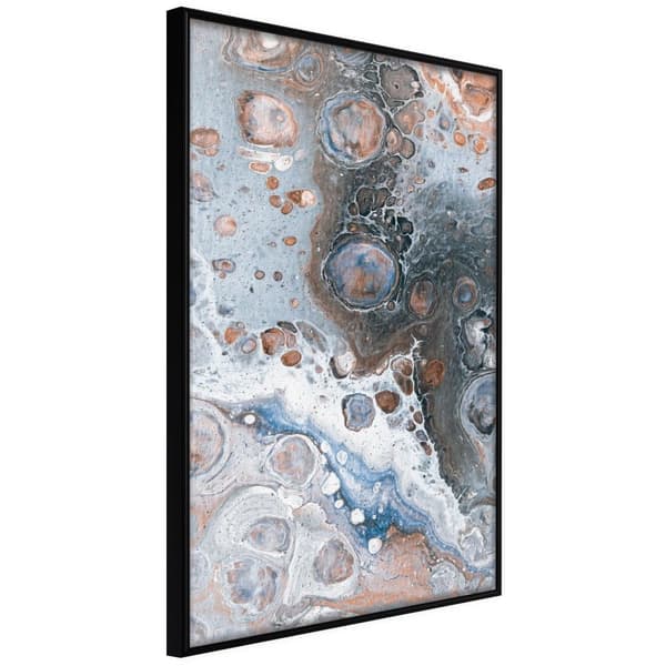 Inramad Poster / Tavla - Surface of the Unknown Planet II