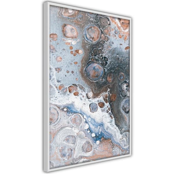 Inramad Poster / Tavla - Surface of the Unknown Planet II