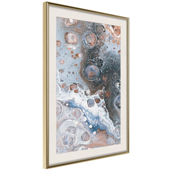 Inramad Poster / Tavla - Surface of the Unknown Planet II