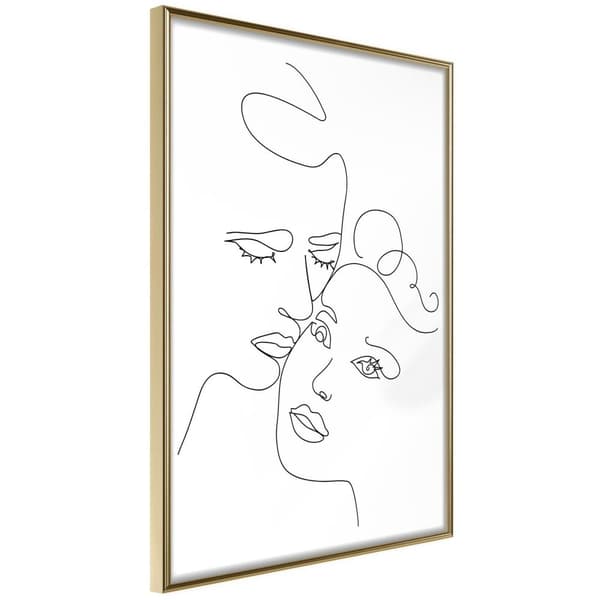 Inramad Poster / Tavla - Soulmates
