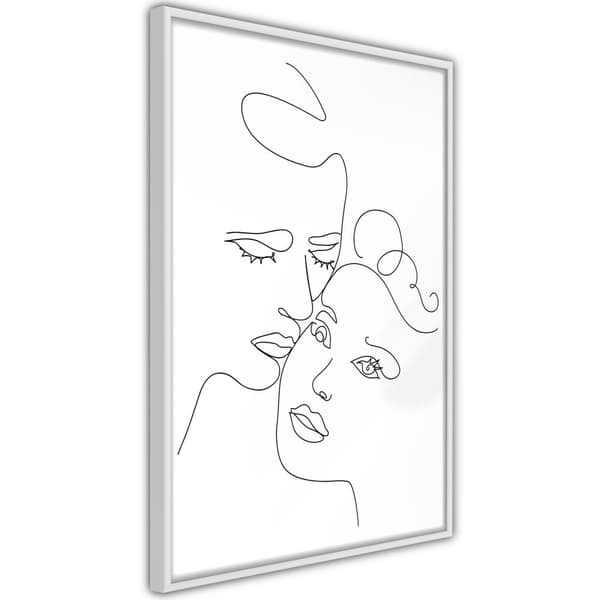 Inramad Poster / Tavla - Soulmates