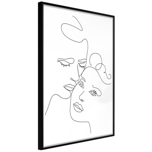Inramad Poster / Tavla - Soulmates