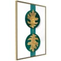 Miniatyrbild 1 av 11: Inramad Poster / Tavla - Gilded Oak Leaves