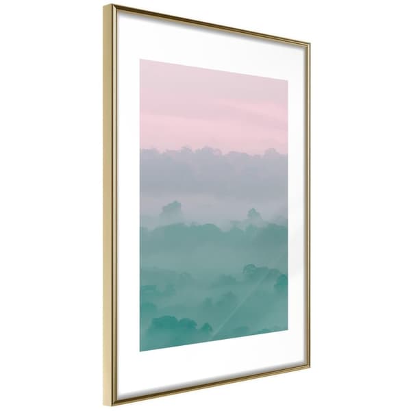 Inramad Poster / Tavla - Morning Fog