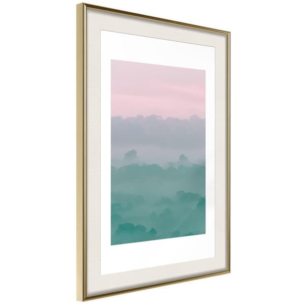 Inramad Poster / Tavla - Morning Fog