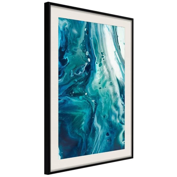 Inramad Poster / Tavla - Acrylic Pouring II