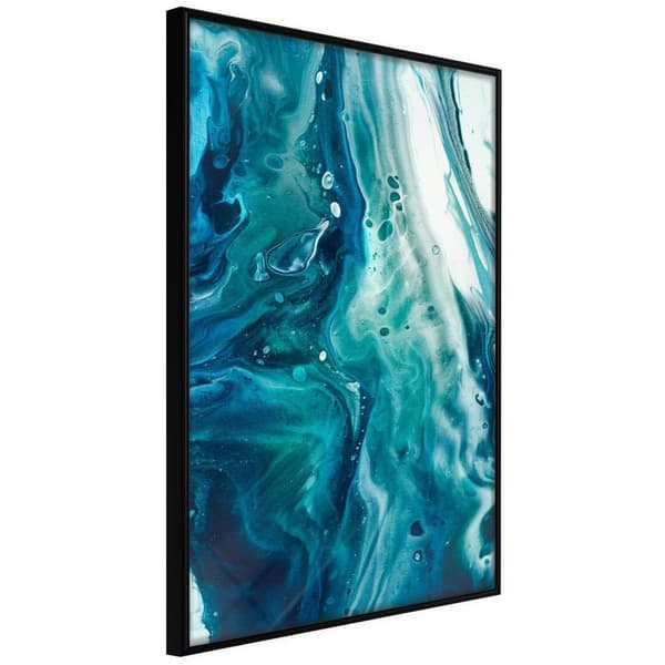 Inramad Poster / Tavla - Acrylic Pouring II
