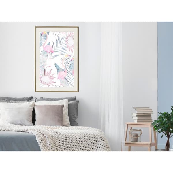Inramad Poster / Tavla - Faded Cretonne