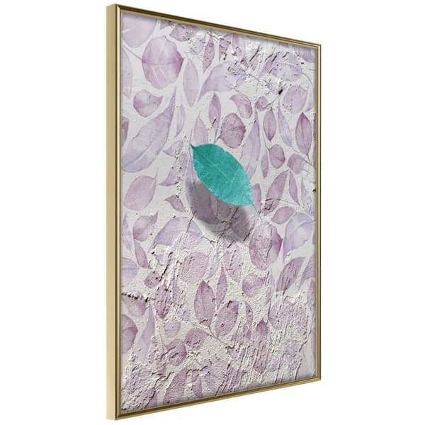 Inramad Poster / Tavla - Floating Leaf II