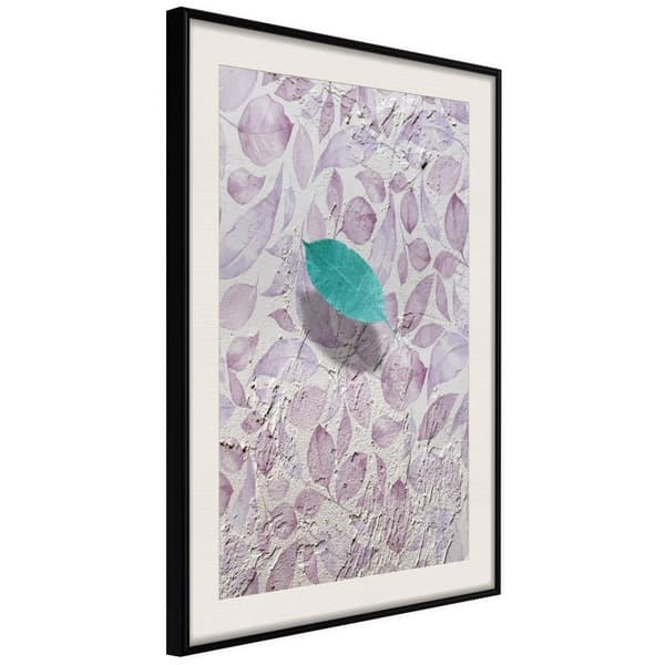 Inramad Poster / Tavla - Floating Leaf II