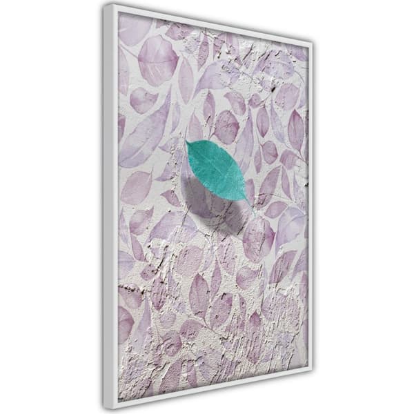 Inramad Poster / Tavla - Floating Leaf II