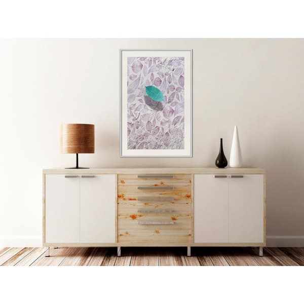 Inramad Poster / Tavla - Floating Leaf II