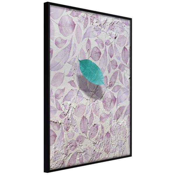 Inramad Poster / Tavla - Floating Leaf II