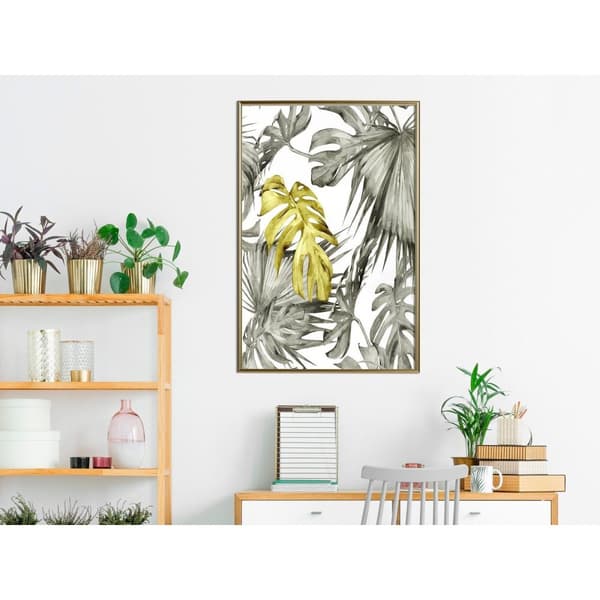 Inramad Poster / Tavla - Extraordinary Leaf